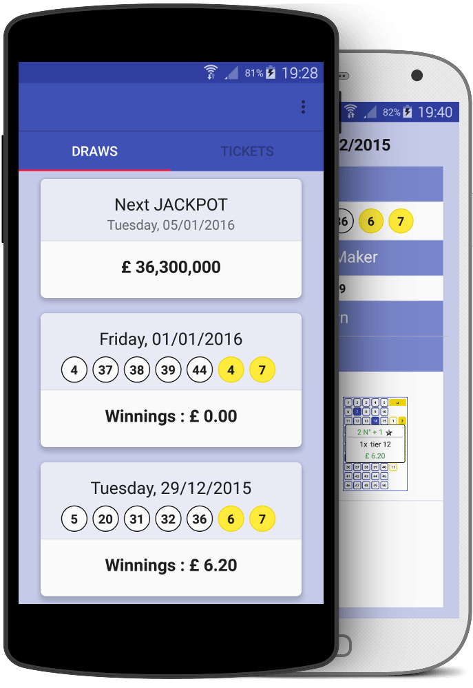 Euromillions App Screenshot